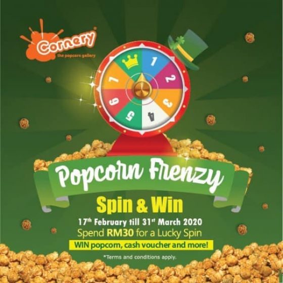 Feb Mar Cornery Spin Win Contest Everydayonsales