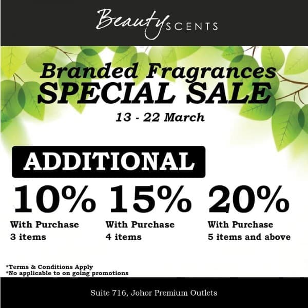 Mar Beauty Scents Special Sale At Johor Premium Outlets