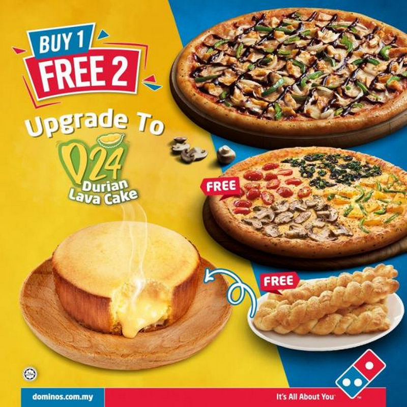 27 Apr 2020 Onward Domino S Pizza Buy 1 Free 2 Promotion