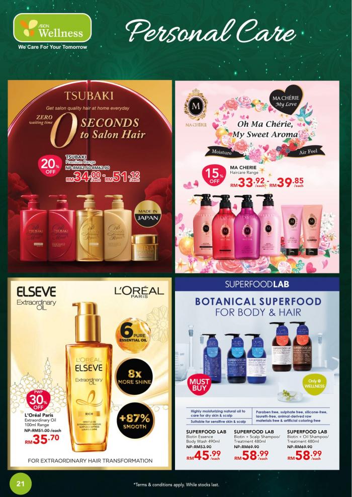 29 Mar 25 Apr 2022 AEON Wellness Hari Raya Promotion Catalogue