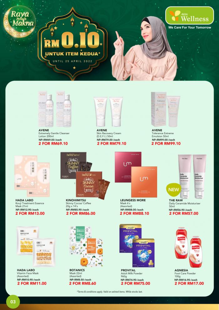 Mar Apr Aeon Wellness Hari Raya Promotion Catalogue