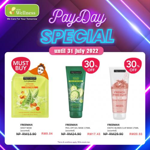 Now Till 31 Jul 2022 AEON Wellness Payday Promotion EverydayOnSales