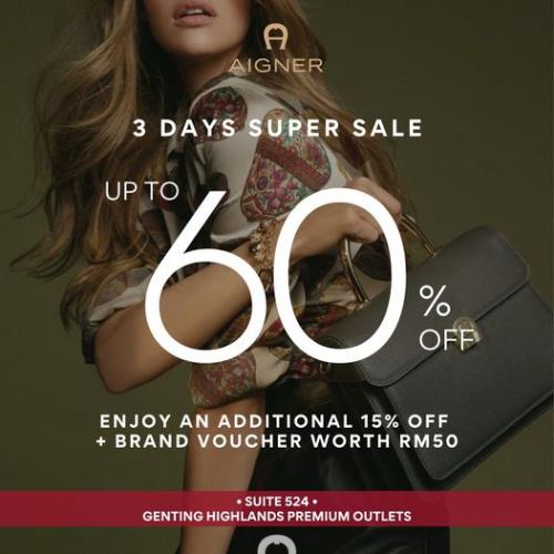 16 18 Sep 2022 Aigner Special Sale At Genting Highlands Premium