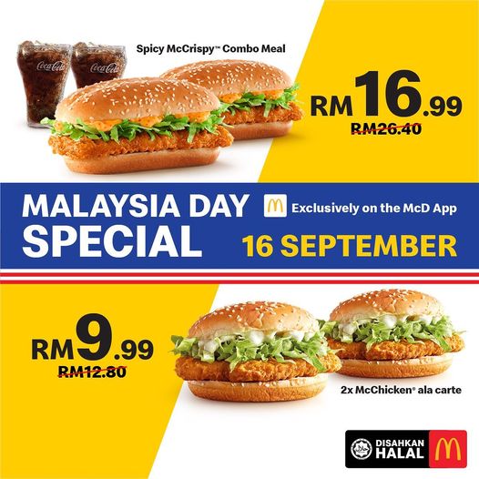 Sep Mcdonald S Malaysia Day Special Everydayonsales