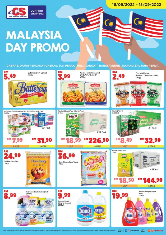 Sep Pasaraya Cs Malaysia Day Weekend Promotion