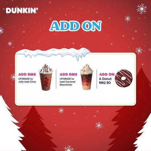 2 Dec 2022 Onward Dunkin Christmas Promotion EverydayOnSales