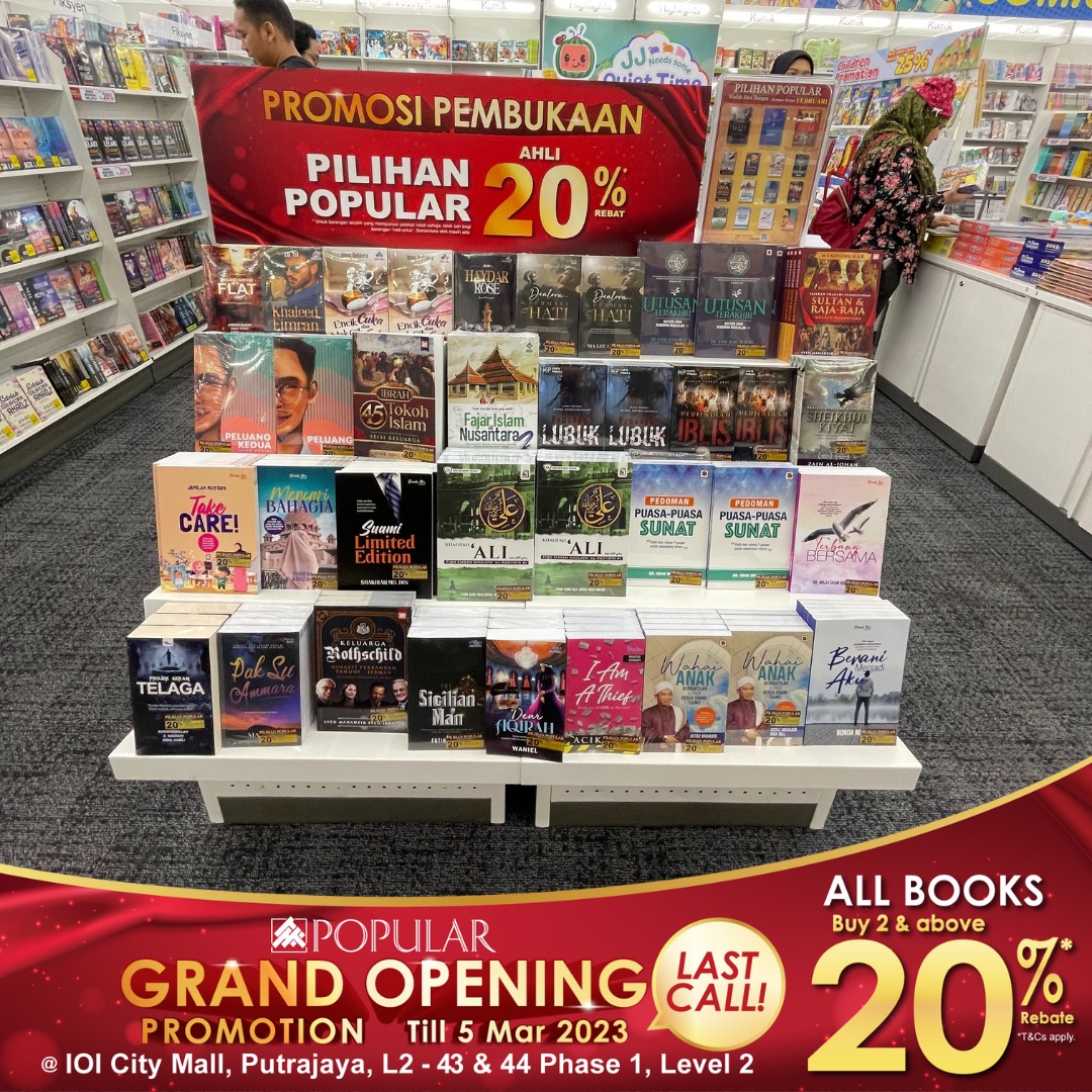 Now Till 5 Mar 2023 POPULAR Grand Opening Promotion At IOI City Mall