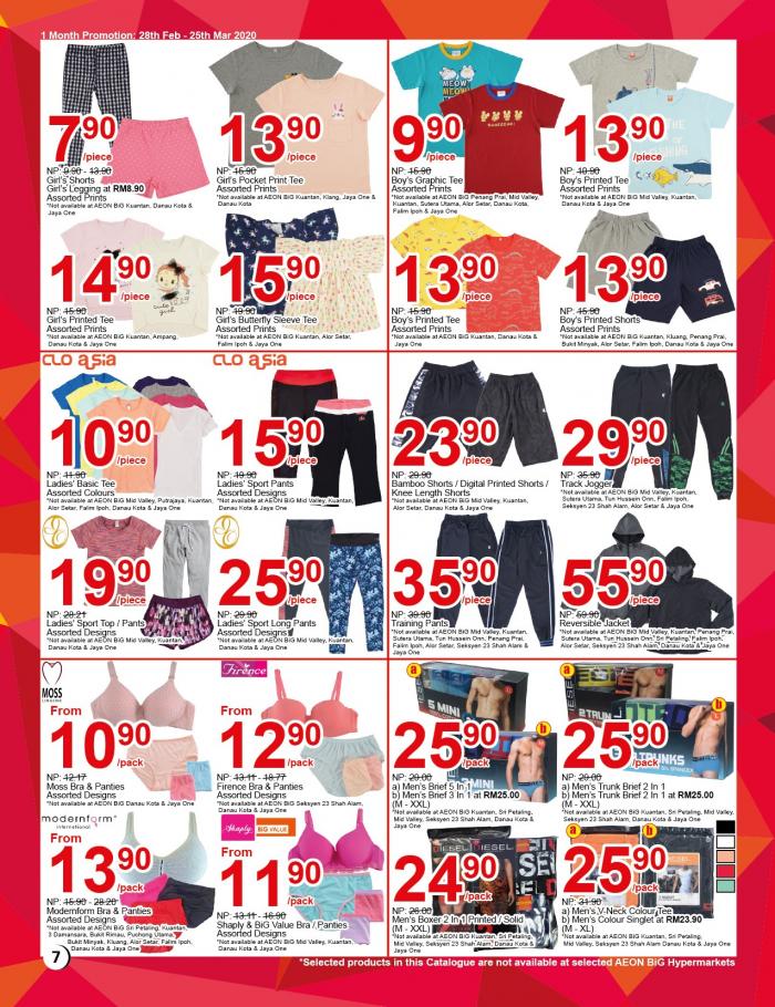 28 Feb-25 Mar 2020: AEON BiG Bazaar & Textiles Promotion Catalogue ...