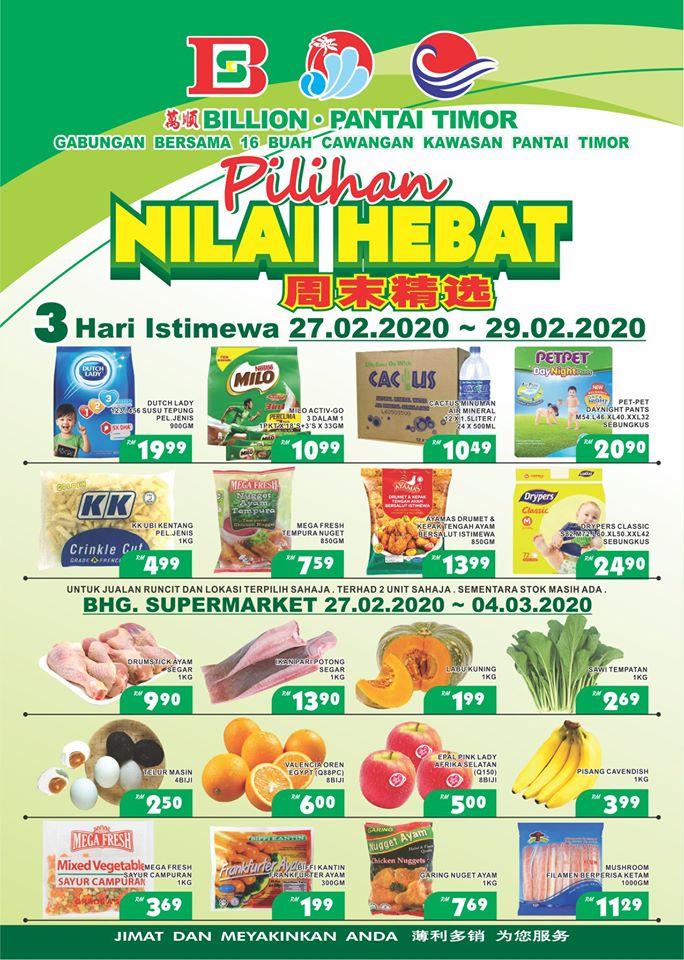 27 Feb-4 Mar 2020: BILLION & Pantai Timor Special Promotion ...