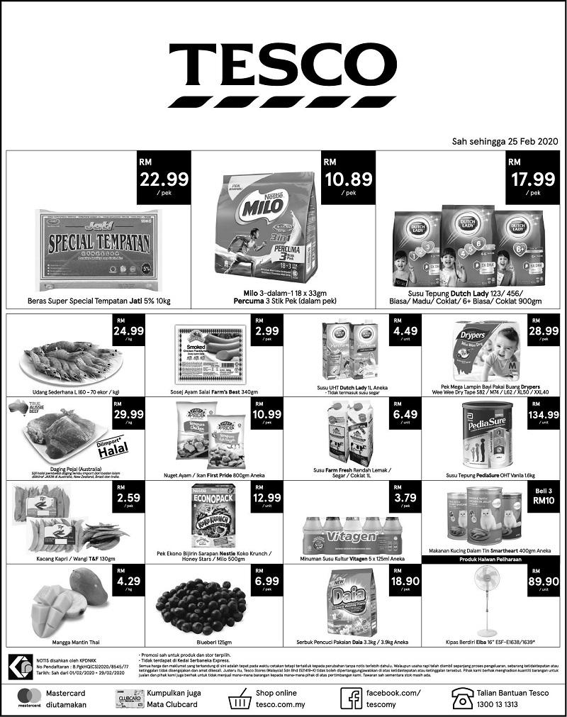 24 25 Feb 2020 Onward Tesco Press Ads Promotion Everydayonsales Com