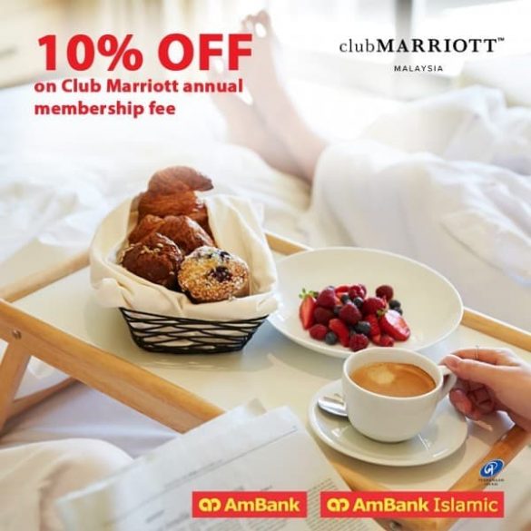 Now till 31 Dec 2020 AmBank Club Marriott Promotion
