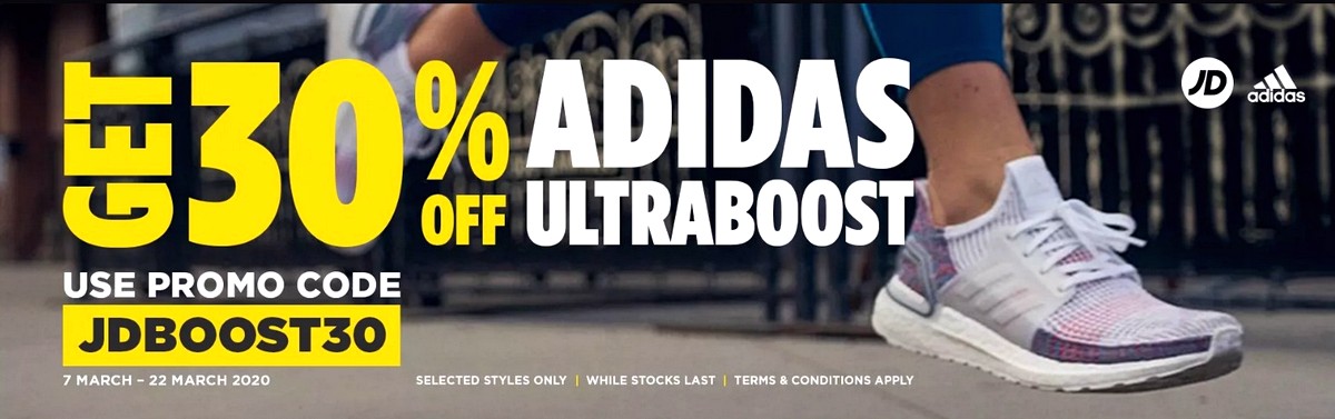 Now till 22 Mar 2020: Adidas Ultraboost 
