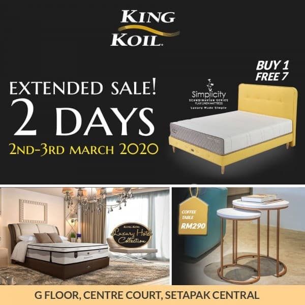 2 3 Mar 2022 CK Home Furniture Extended Sale at Setapak 