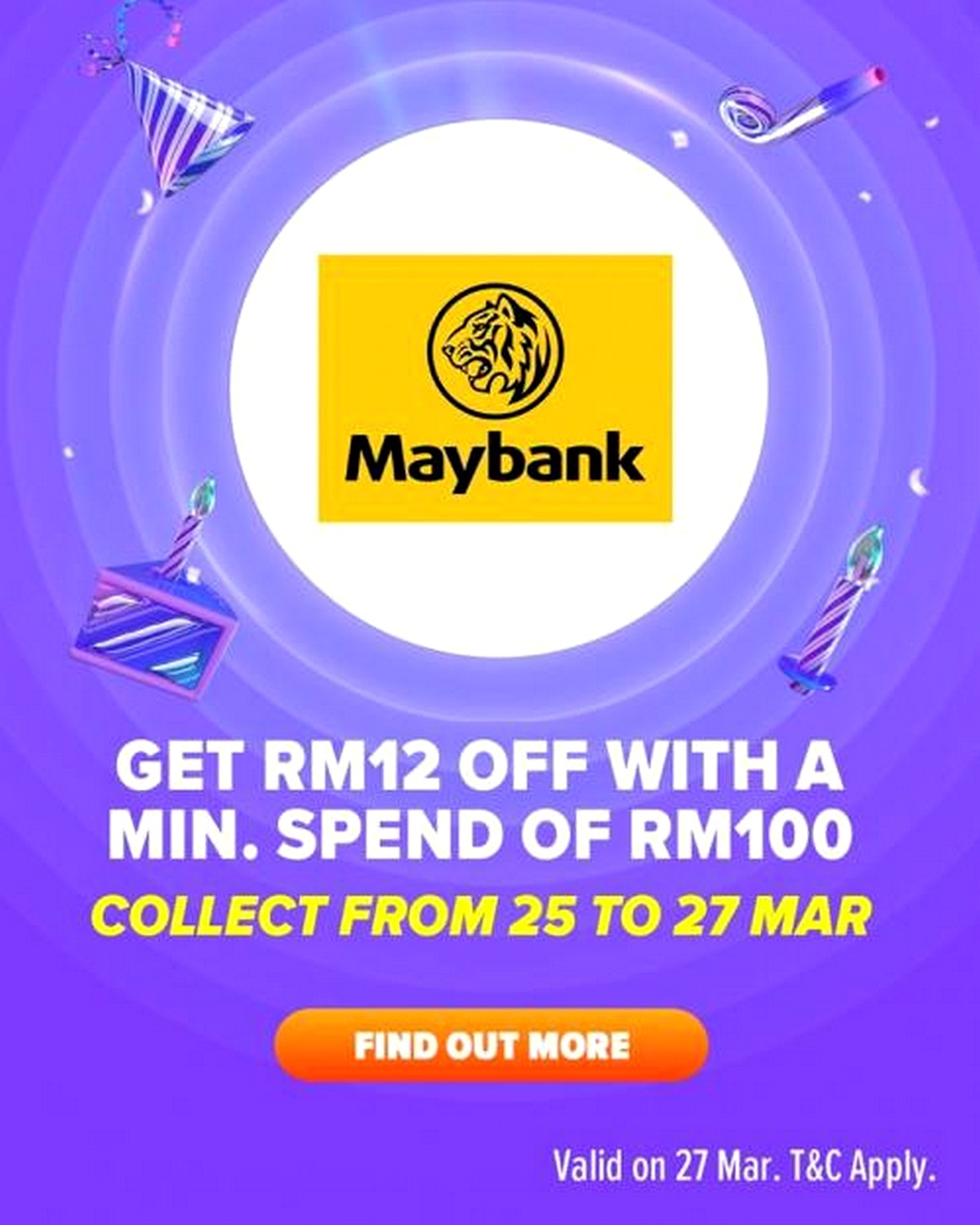 25 27 Mar 2020 Lazada Birthday Sale Free Voucher Promotion With Maybank Card Everydayonsales Com