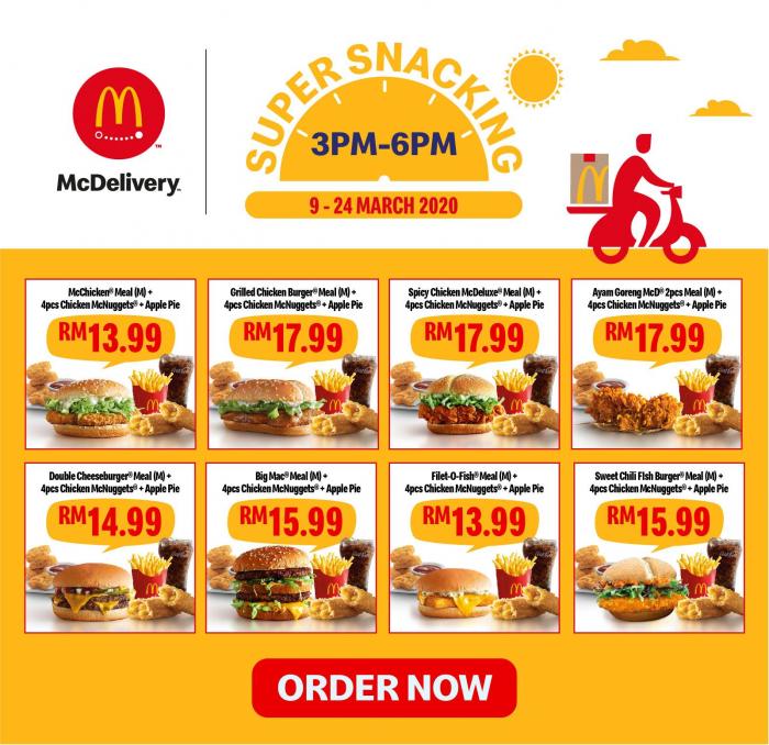 9 24 Mar 2020 McDonald s McDelivery Super Snacking Promotion