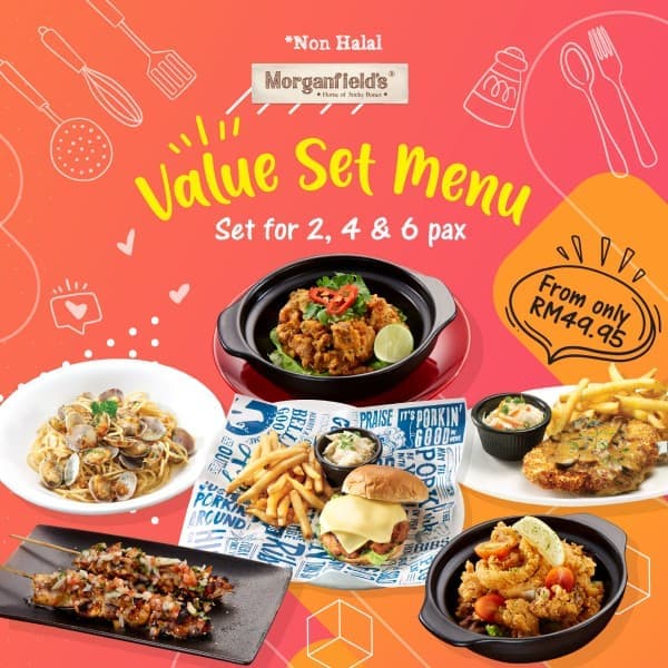 28 Mar 2020 Onward: Morganfield's Value Set Menu Promo ...