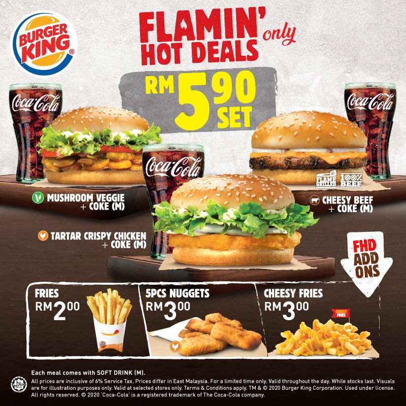 6 Apr 2020 Onward: Burger King Flamin' Hot Deals - EverydayOnSales.com