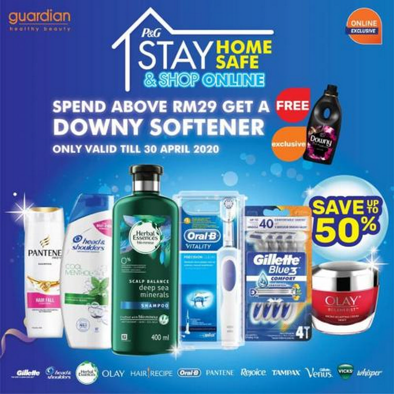 Now till 30 Apr 2020: Guardian P&G Stay Home Promotion ...