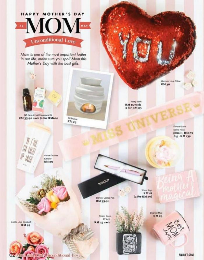 Now till 28 Apr 2020 S&J Co Mother's Day Promotion