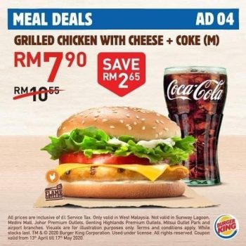 12 May 2020 Onward: Burger King Classic Flame Grilled Chicken Burger ...