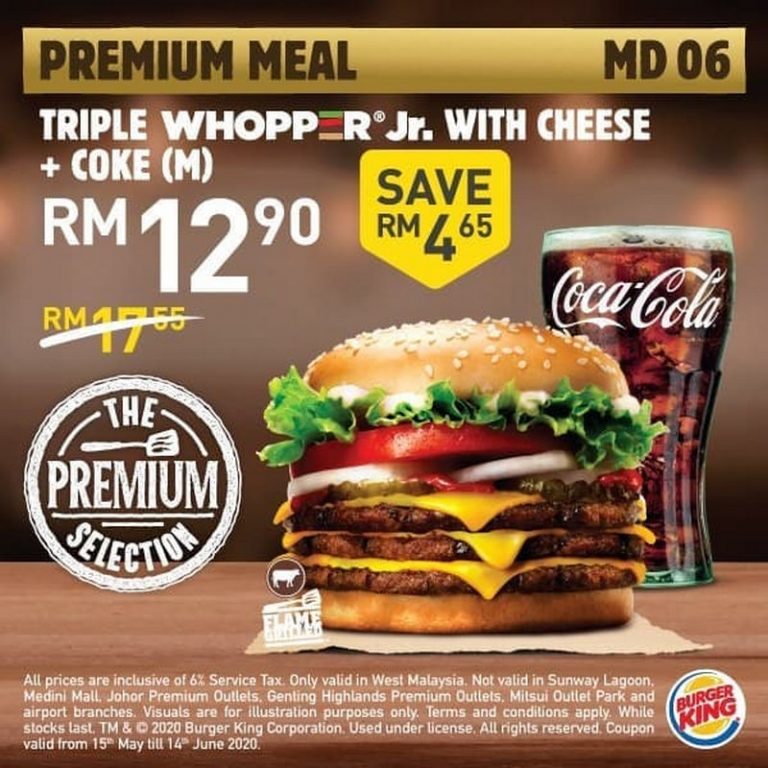 15 May-14 Jun 2020: Burger King Premium Meal Promo - EverydayOnSales.com