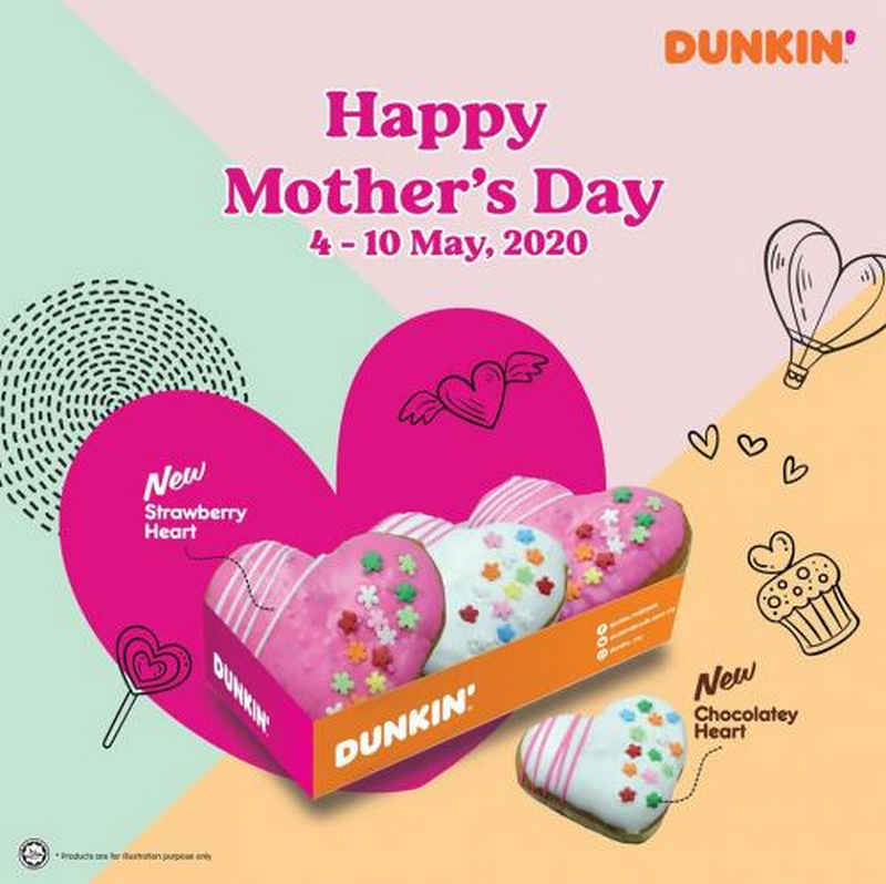 410 May 2020 Dunkin Donuts Mother's Day Special