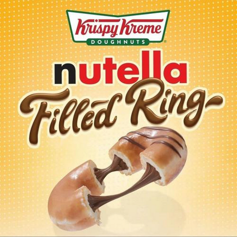 Krispy kreme deals nutella ring