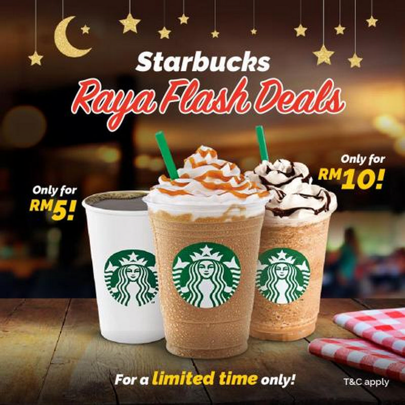 25 May 2020 Onward Starbucks Raya Flash Deals Promotion With Boost Everydayonsales Com