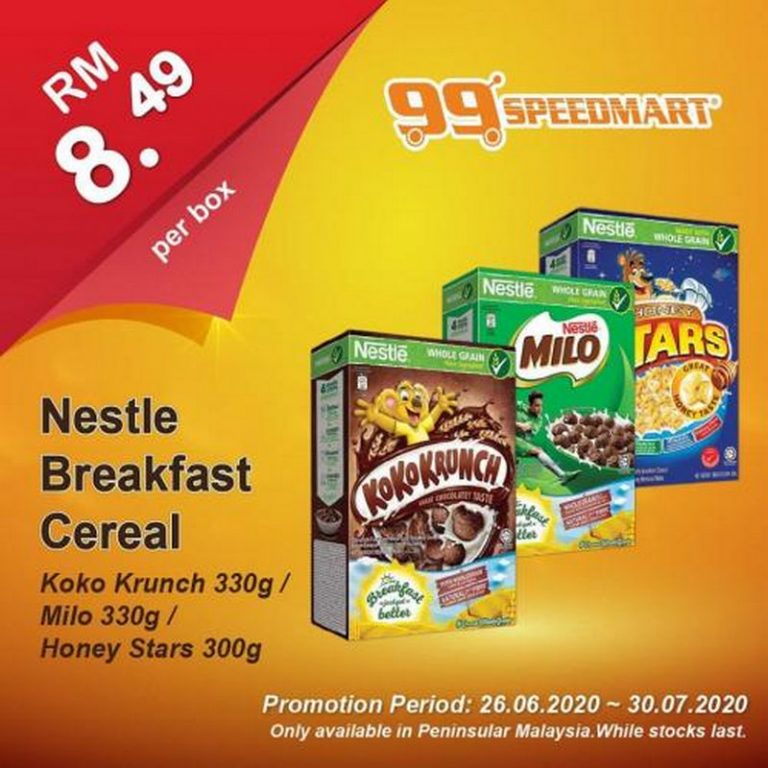 26-30 Jun 2020: 99 Speedmart Nestle Breakfast Cereal Promotion ...