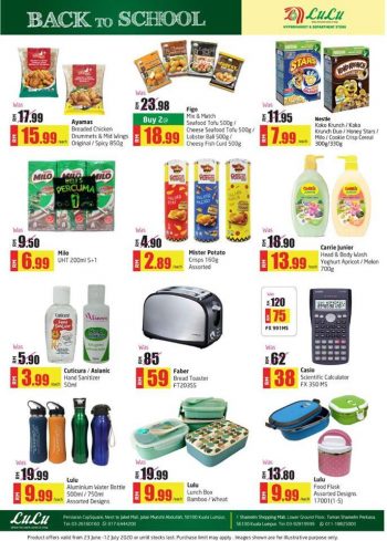LuLu-Hypermarket-Back-to-School-Promotion-2-350x489 - Kuala Lumpur Promotions & Freebies Selangor Supermarket & Hypermarket 