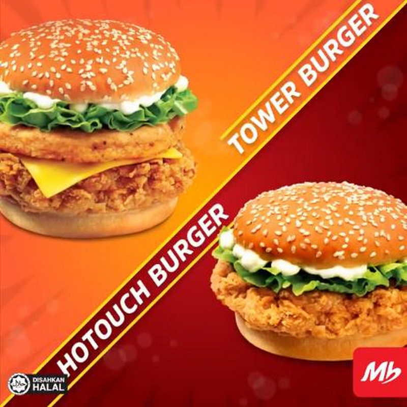 9 Jun 2020 Onward: Marrybrown Tower Burger & Hotouch Burger Promo ...