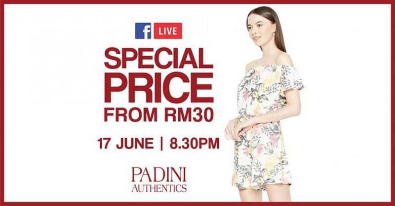 17 Jun 2020 Padini Authentics Facebook Live Special Price Sale