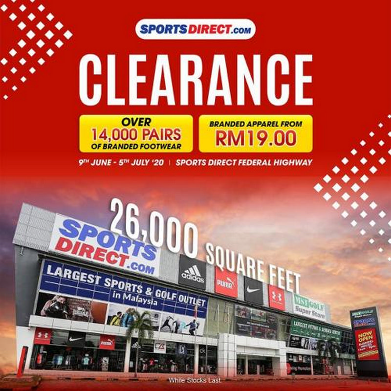 Sports Direct Stock Clearance Sale 
