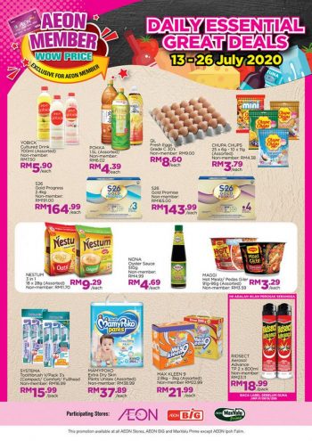 AEON-Member-Wow-Price-Promotion-350x495 - Johor Kedah Kelantan Kuala Lumpur Melaka Negeri Sembilan Pahang Penang Perak Perlis Promotions & Freebies Putrajaya Sabah Sarawak Selangor Supermarket & Hypermarket Terengganu 