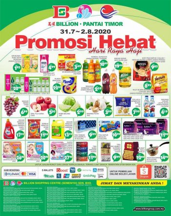 31 Jul-2 Aug 2020: BILLION & Pantai Timor Hari Raya Haji Promotion ...