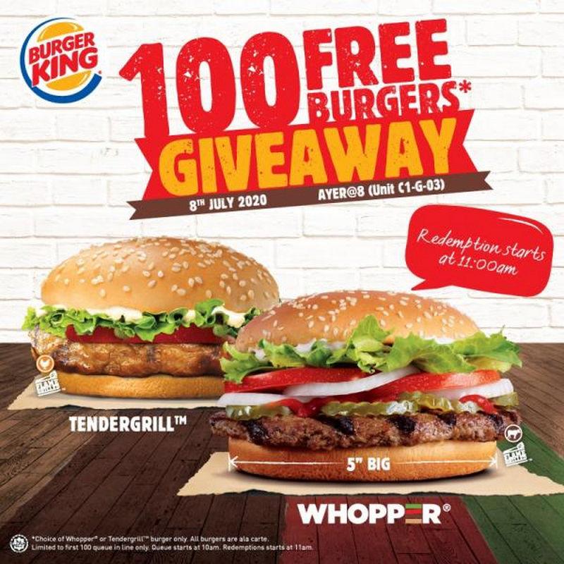 8 Jul 2020 Burger King Opening Promotion At Ayer 8 Putrajaya Everydayonsales Com