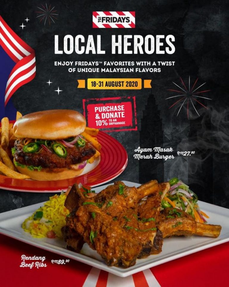 18-31 Aug 2020: TGI Fridays Merdeka Special Menu - EverydayOnSales.com