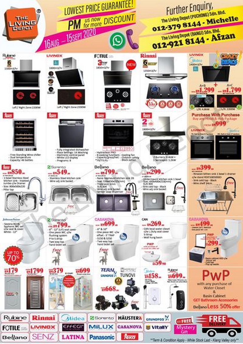 16 Aug 15 Sep 2020 The Living Depot Special Sale Everydayonsales Com