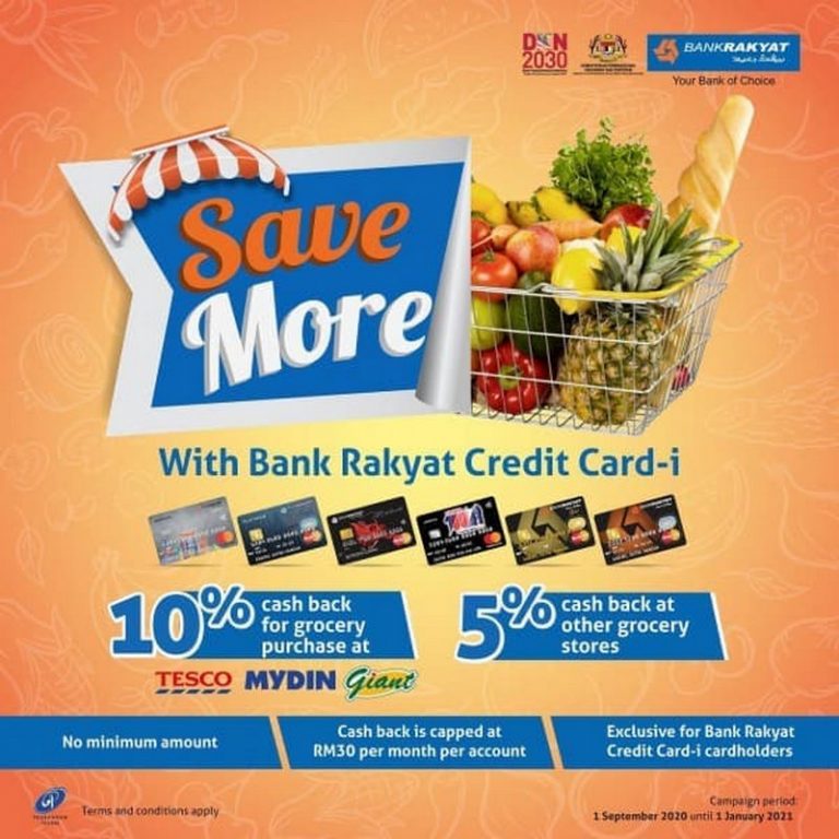 Now till 31 Jan 2021: Bank Rakyat Cashback Promo - EverydayOnSales.com