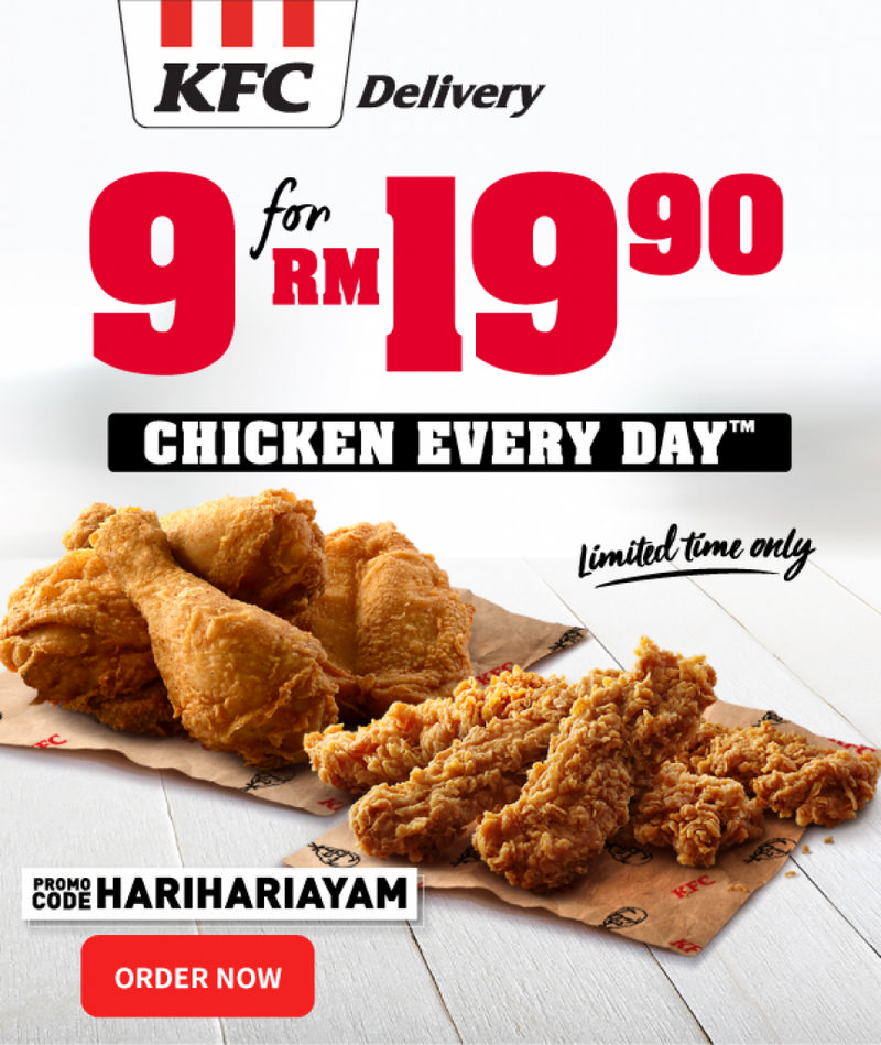 3 Sep 2020 Onward Kfc Delicious Ayam Promo Everydayonsales Com