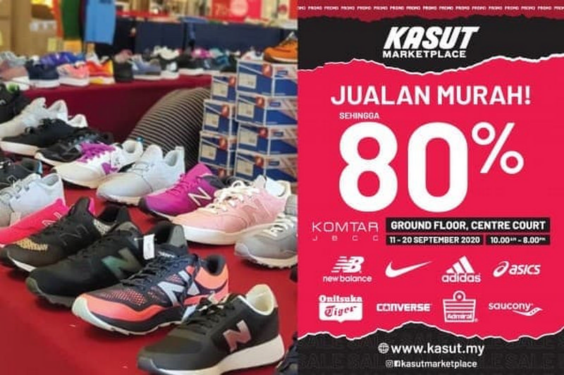Now till 20 Sep 2020: Kasut Marketplace 80% off Sale at KOMTAR JBCC ...