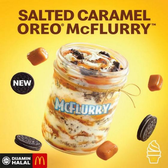 salted caramel pretzel mcflurry