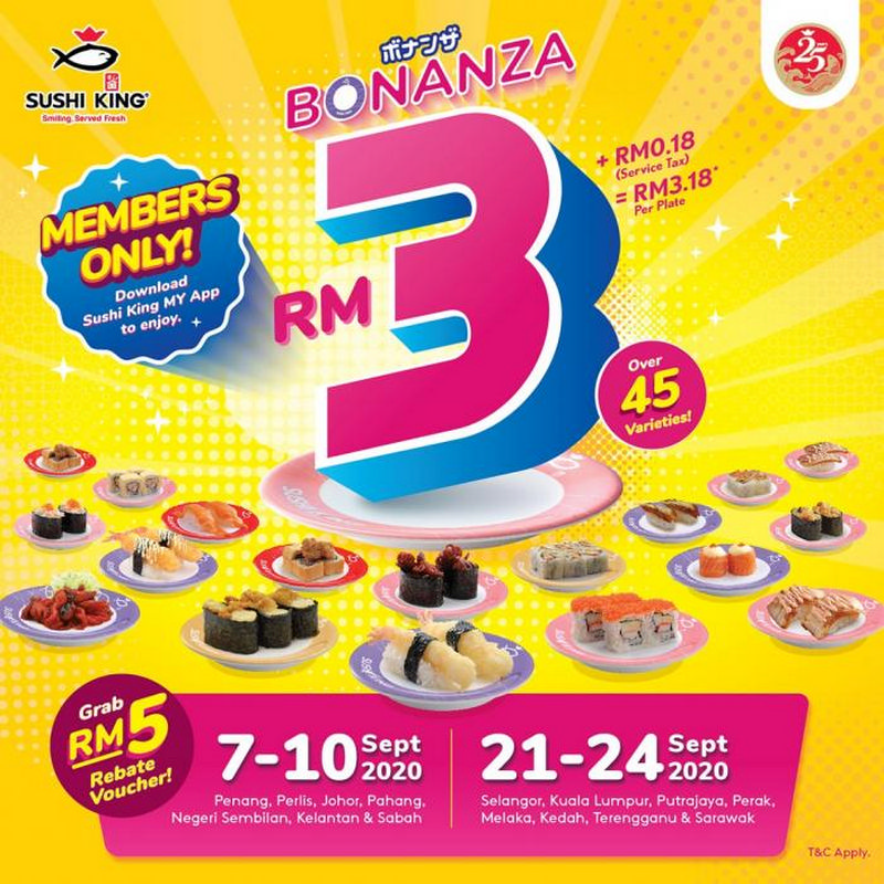 7 24 Sep 2020 Sushi King Bonanza Promotion Everydayonsales Com