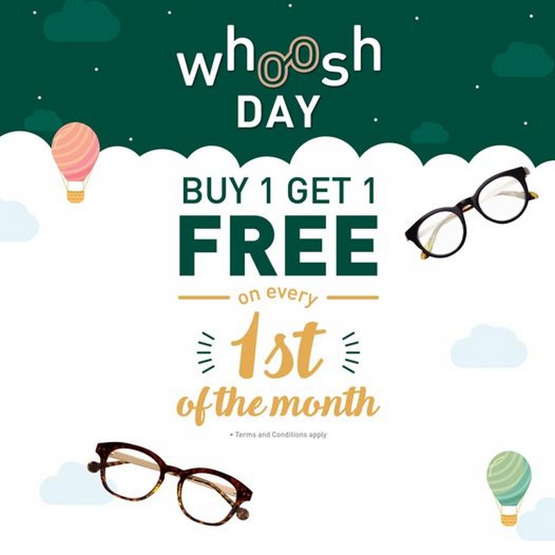 1 Oct 2020: Whoosh Eyewear Buy 1 Free 1 Promo - EverydayOnSales.com