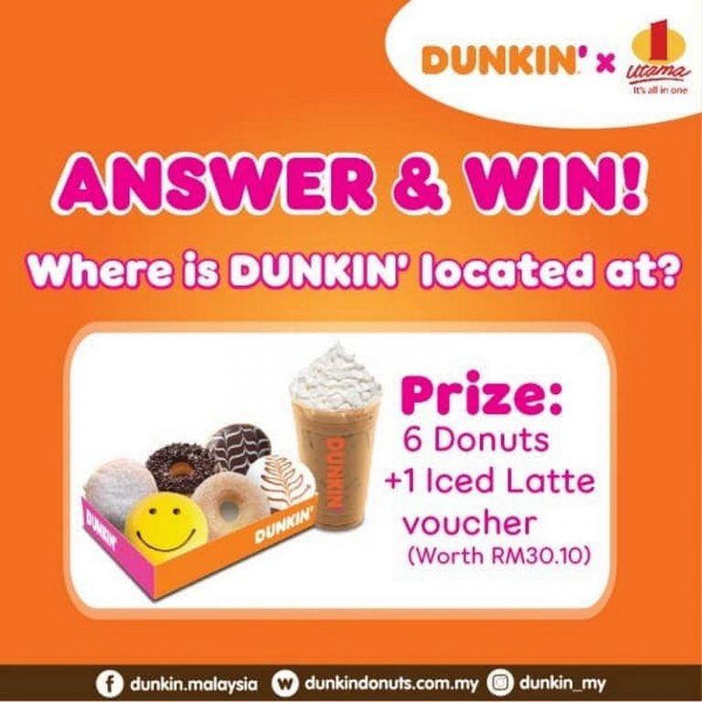 2631 Oct 2020 Dunkin' Donuts Answer and Win Contest at 1 Utama