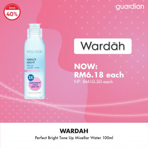 15-18 Oct 2020: Guardian Wardah Skincare Sale 