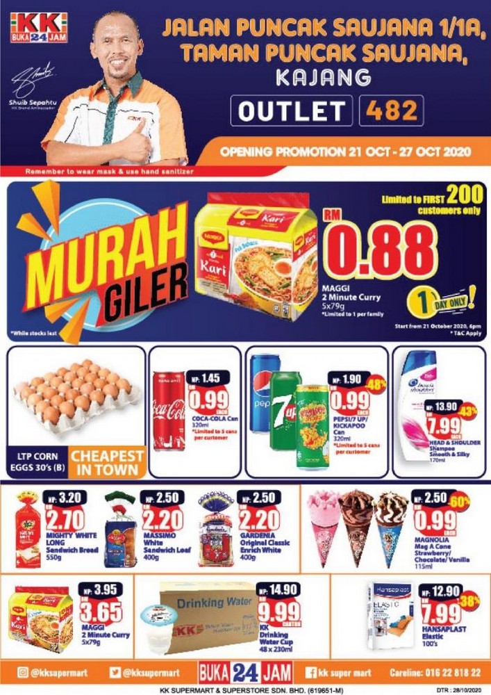 21-27 Oct 2020: KK Super Mart Opening Promotion at Taman Puncak Saujana ...