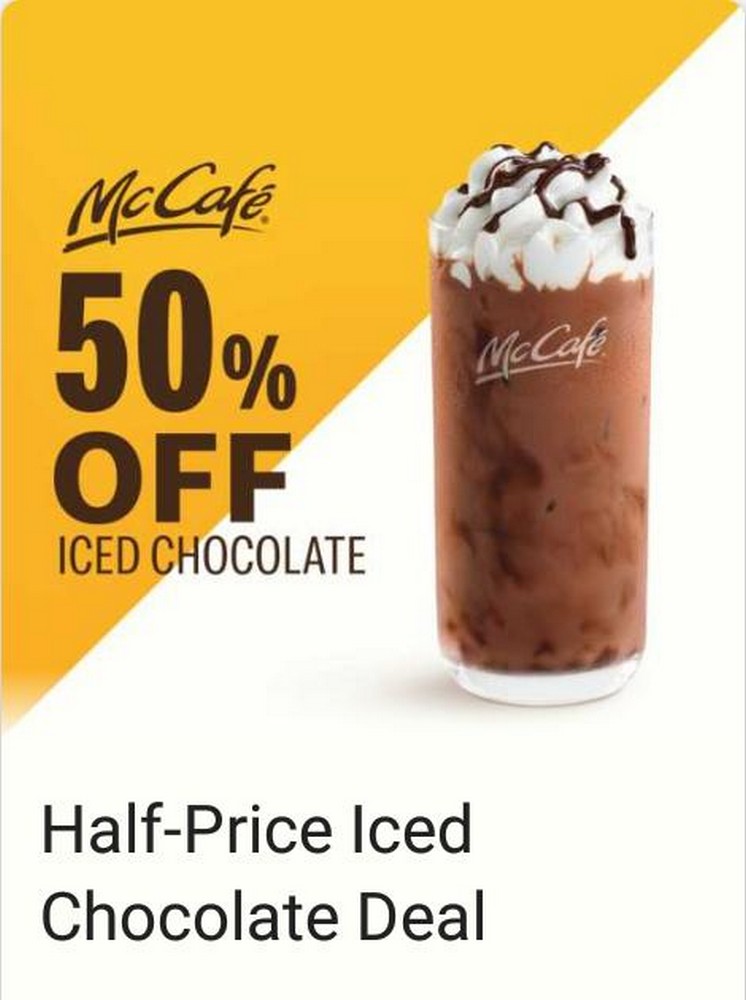 1 Oct 2020 McDonald's International Coffee Day 50 off