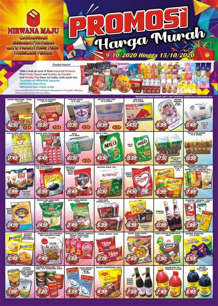 9 15 Oct 2020 Nirwana Harga Murah Promotion Everydayonsales Com