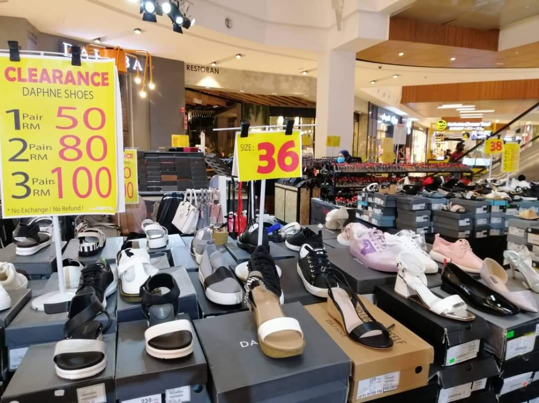 Shoe shop sale in mytown